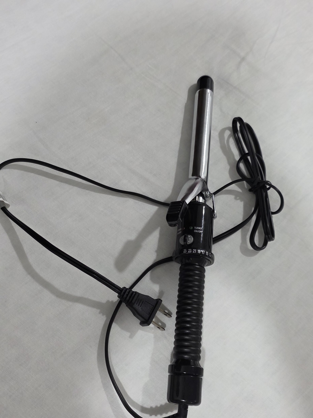 Black and Silver Curling Iron
